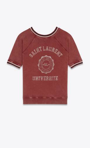 "saint laurent université" sweatshirt