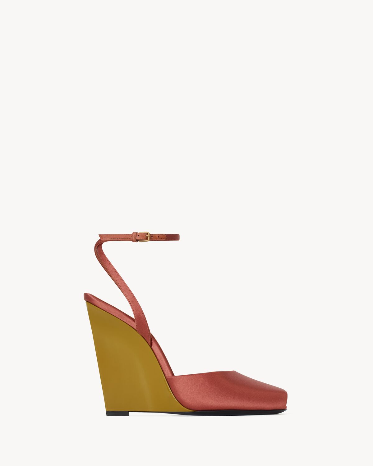 LA SCANDALE wedges in satin crepe