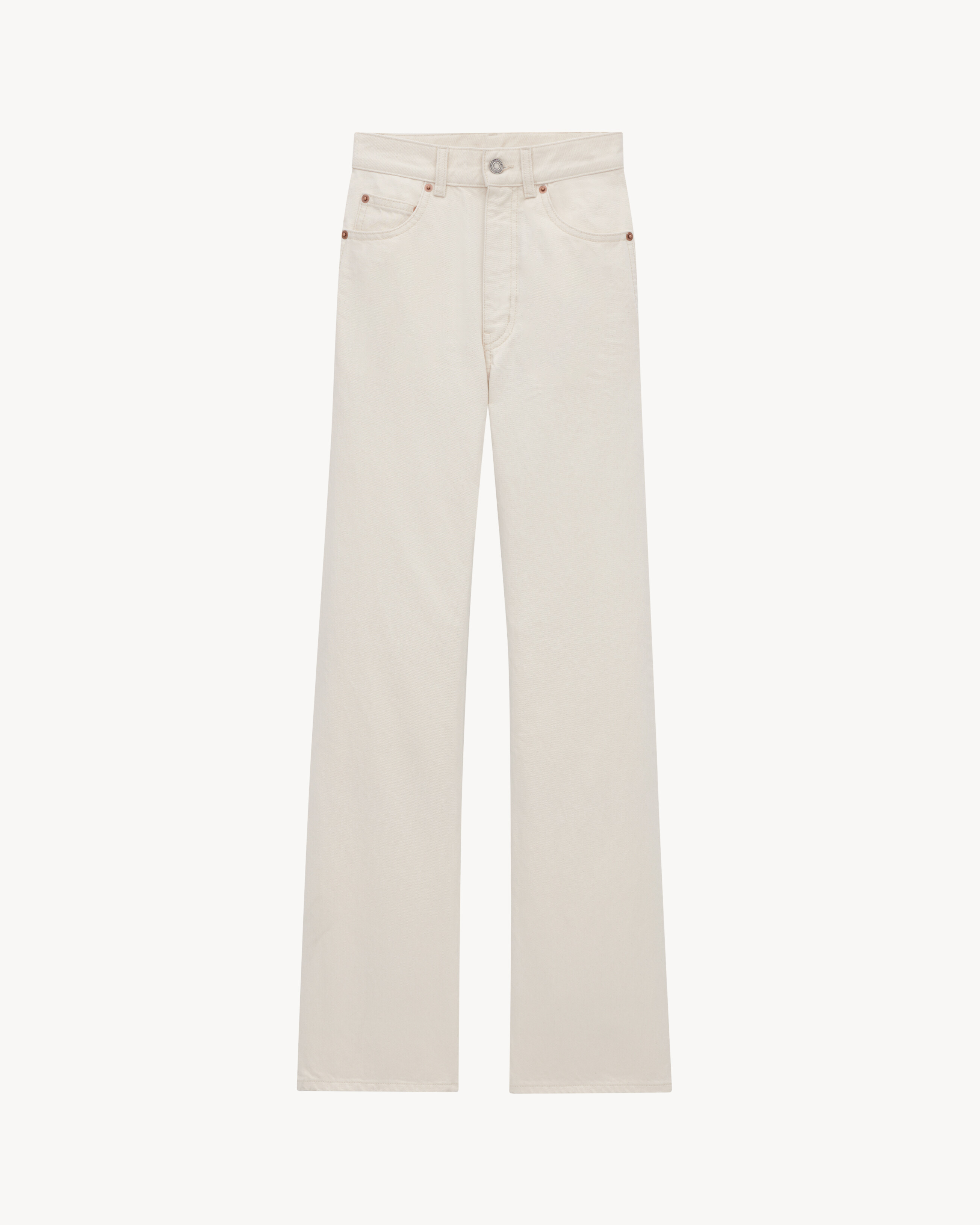 70's jeans in almond milk denim