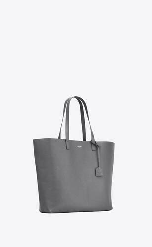 Saint Laurent Bold Shopping Tote Bag - White