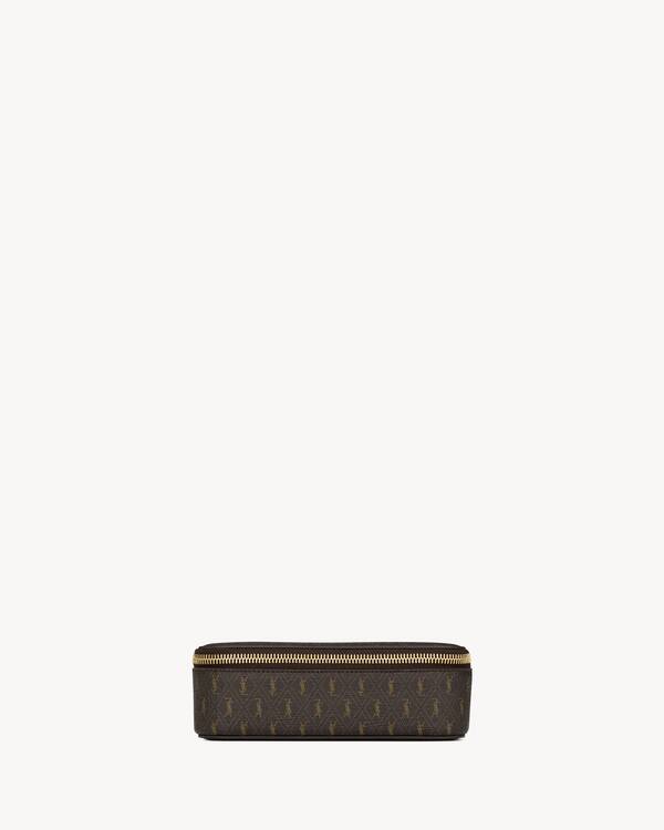 ルモノグラム スモールジュエリーボックス ブラウン | Saint Laurent