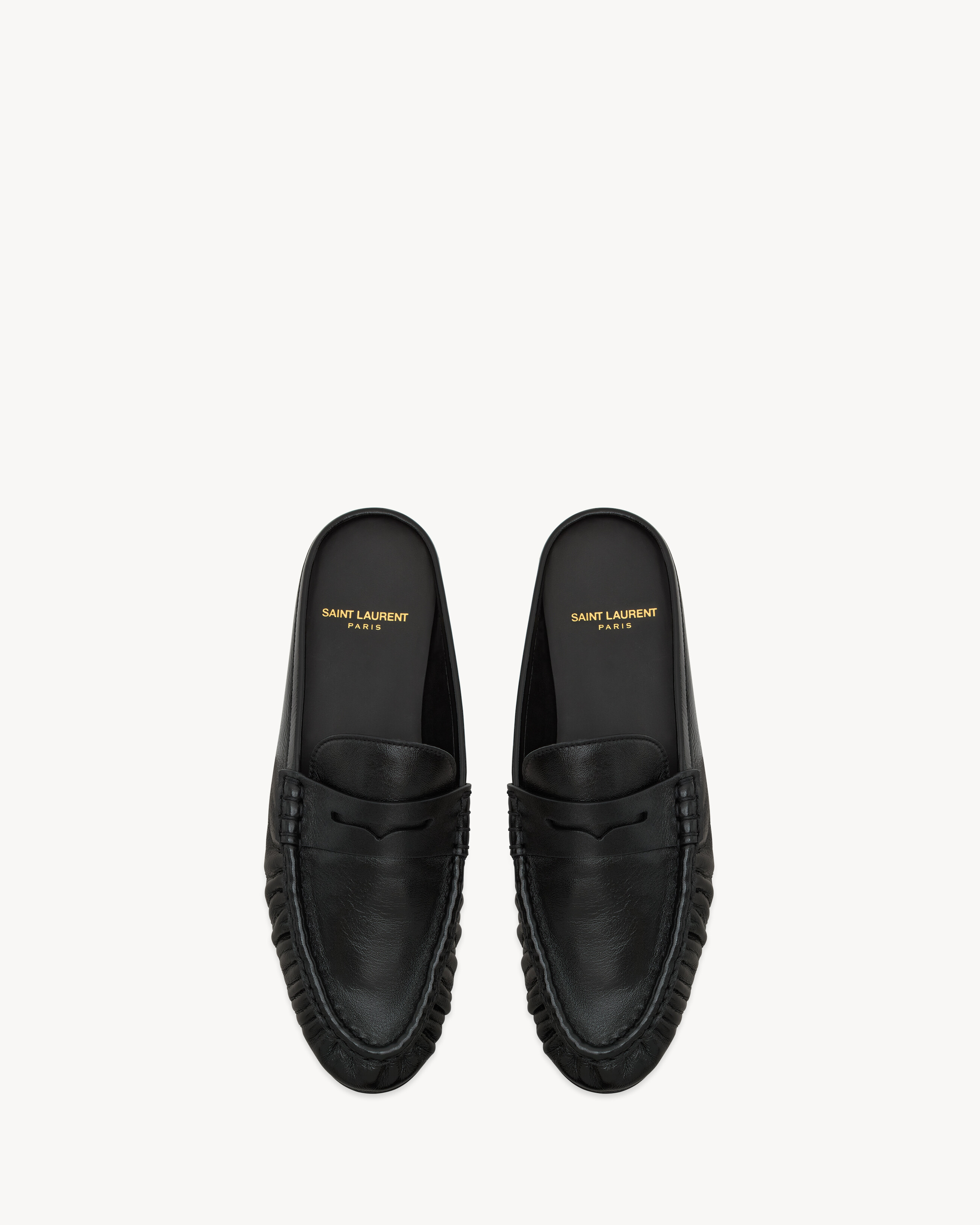 LE LOAFER mules in smooth leather
