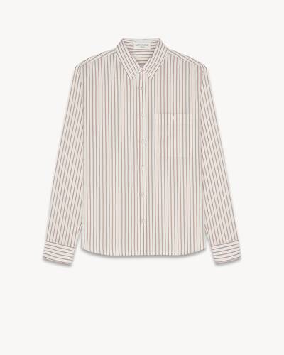 cassandre shirt in striped cotton poplin