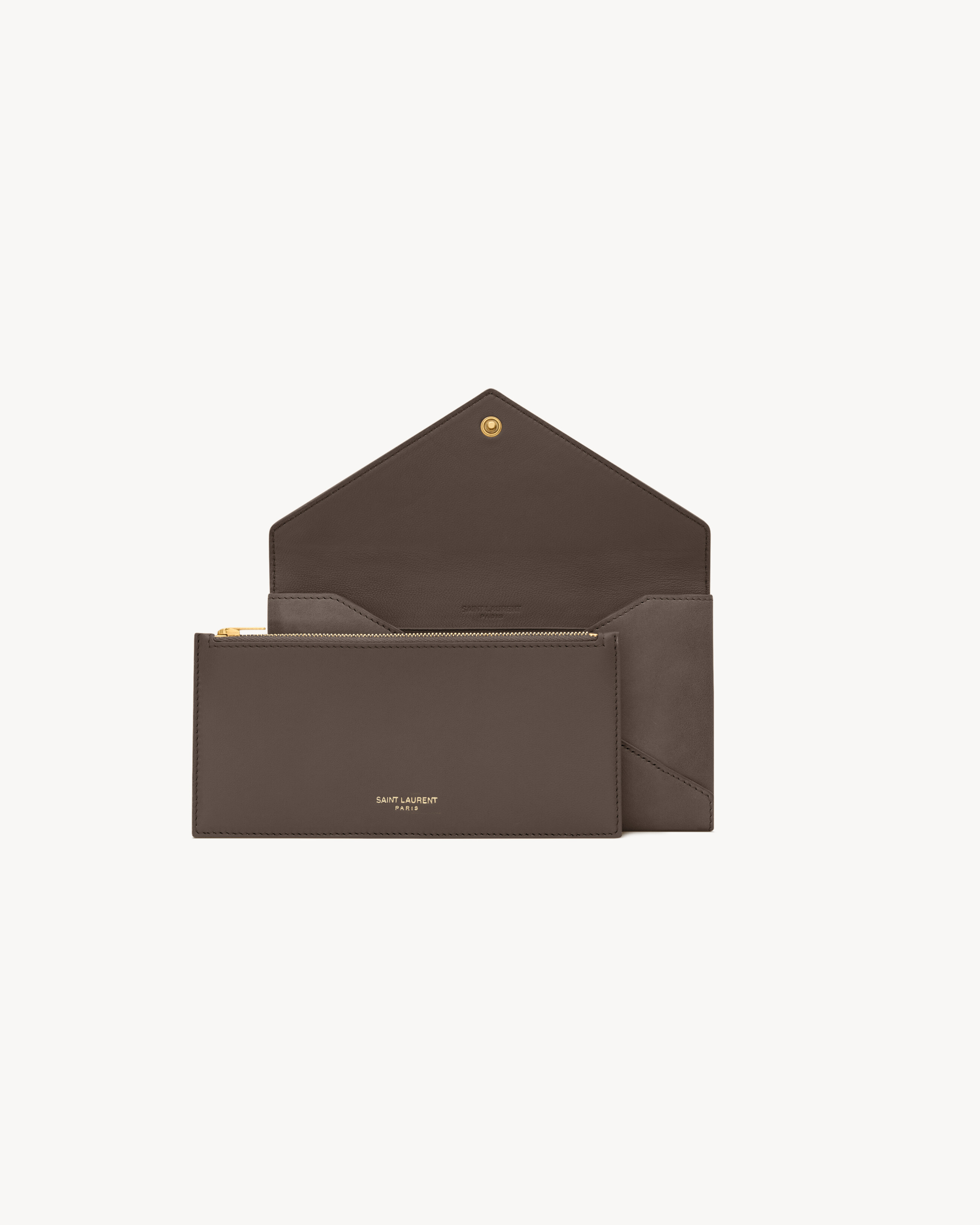 LETTER large wallet in leather