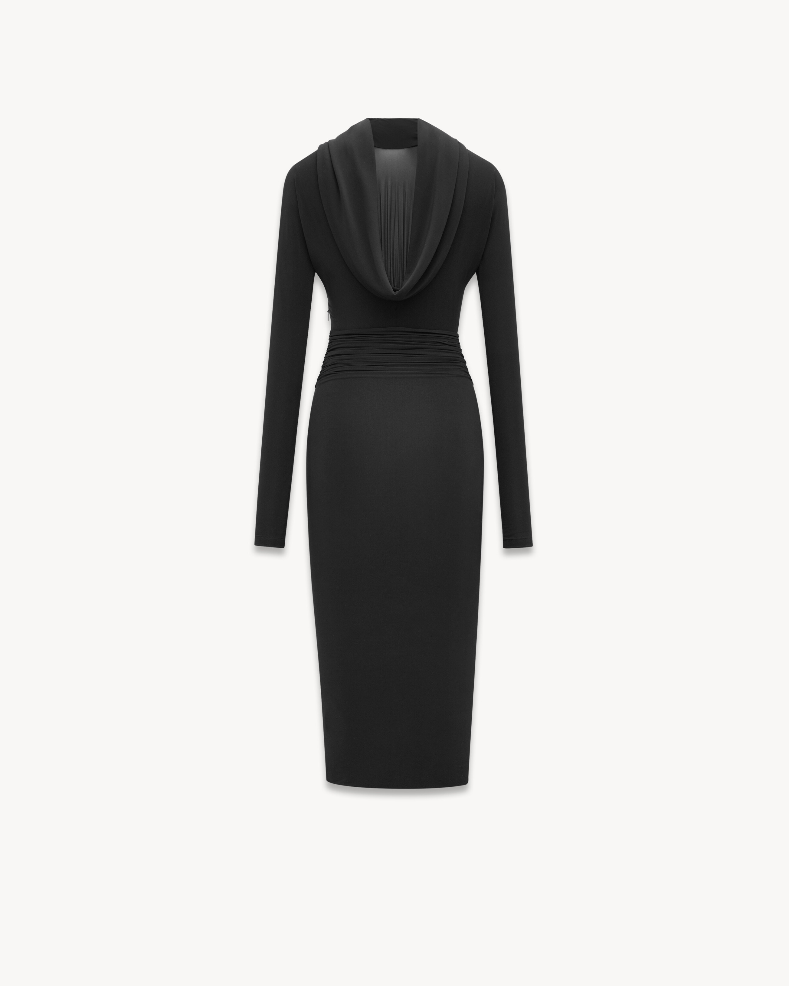 Robe dos nu en jersey