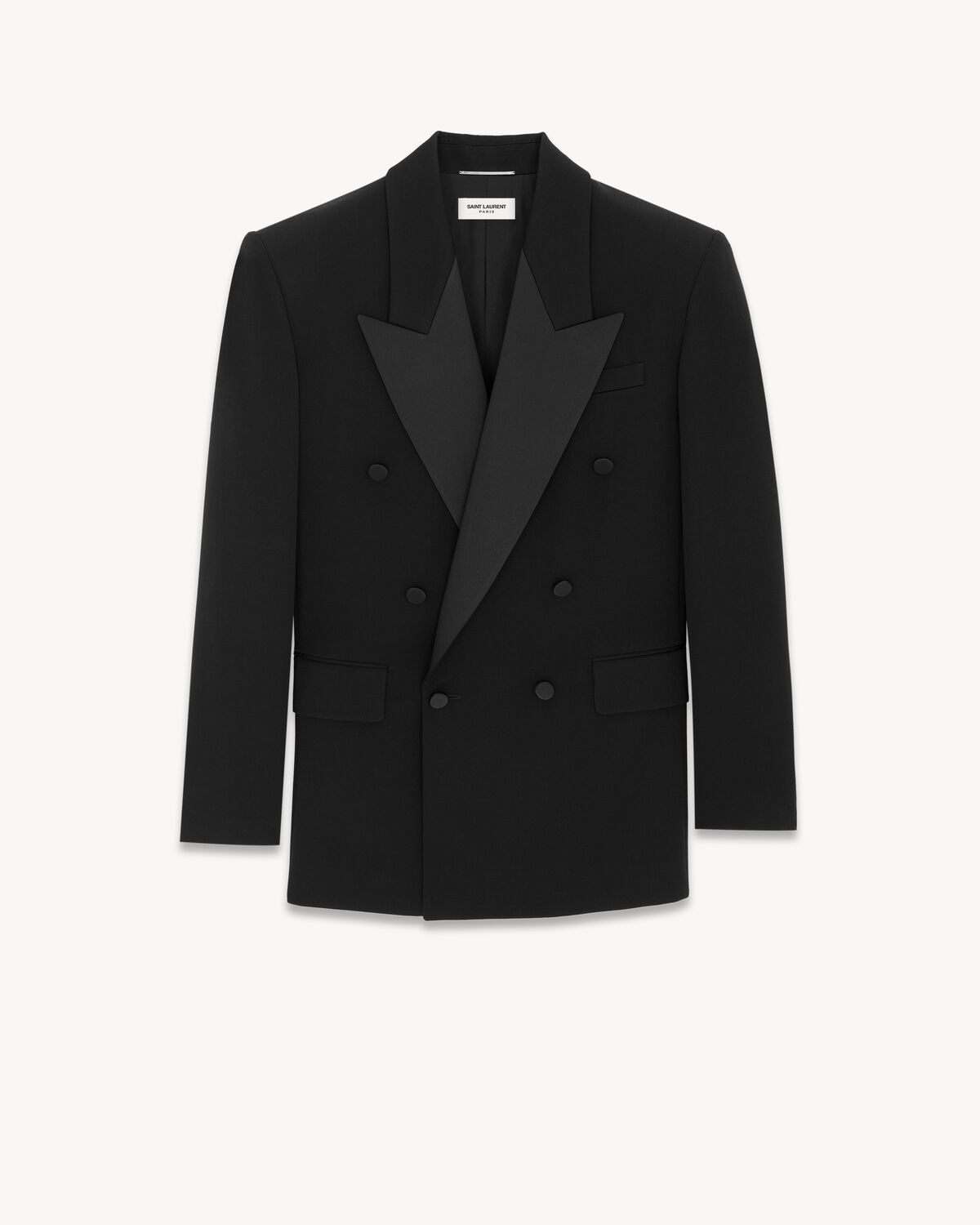 oversized tuxedo jacket in GRAIN DE POUDRE