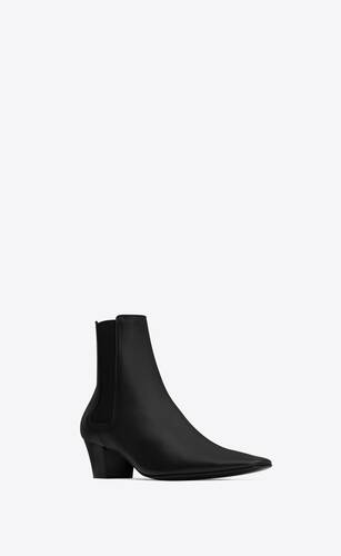 rainer chelsea boots in shiny leather