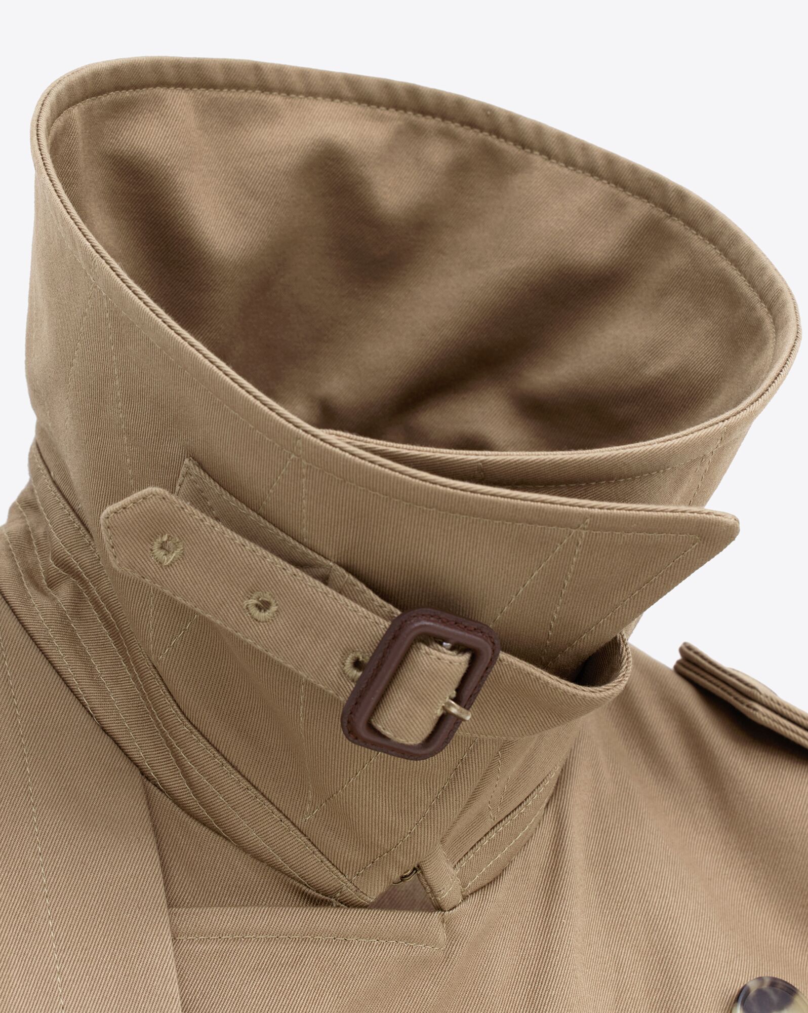 Trench Coat in Cotton Serge