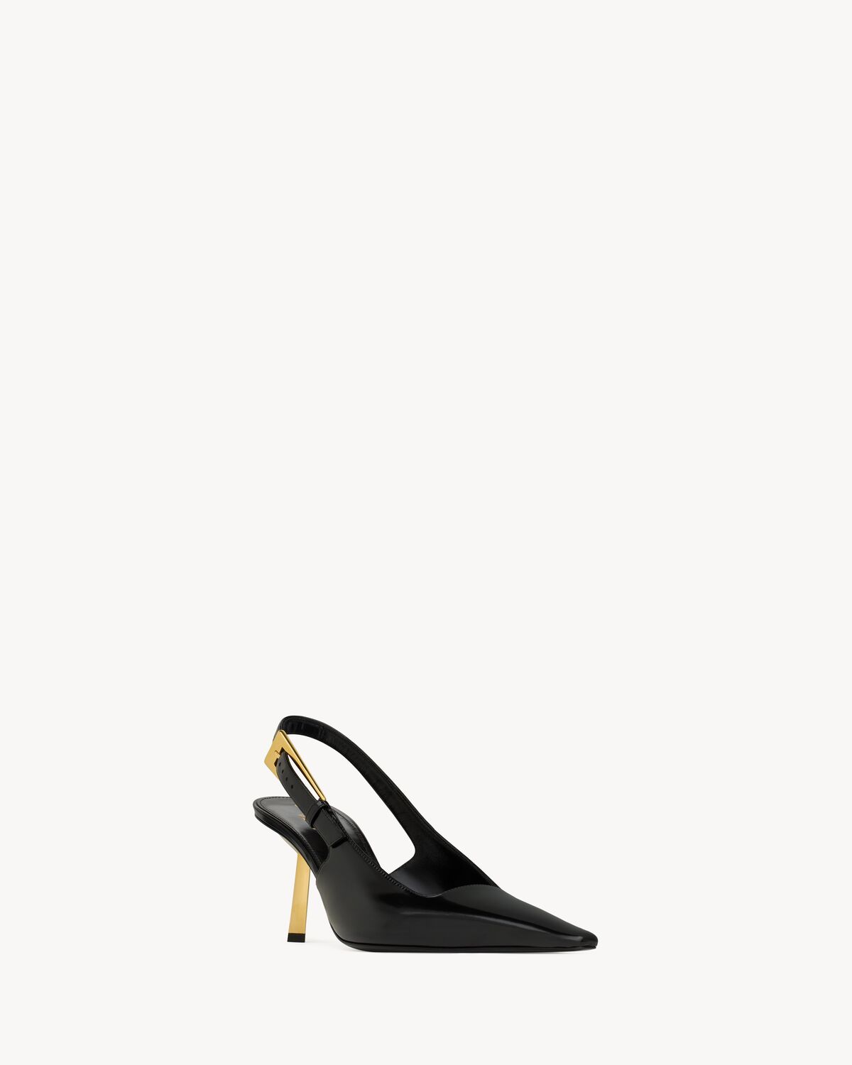 LEE slingback pumps in glazed leather