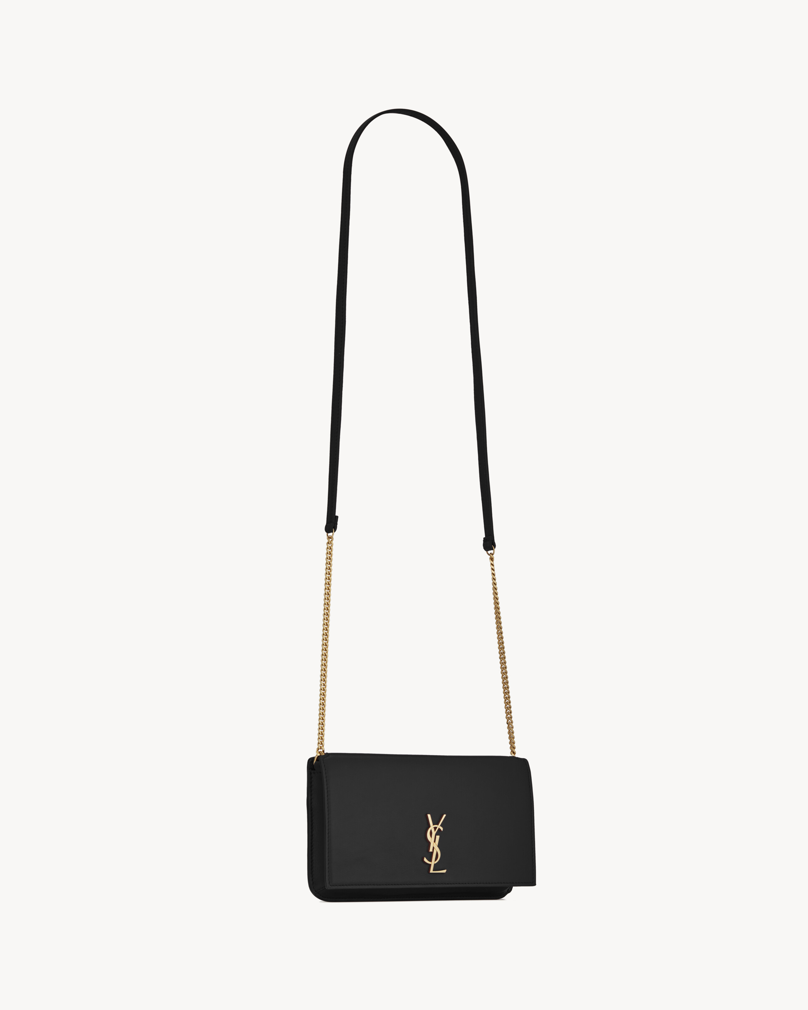 CASSANDRE phone holder in smooth leather