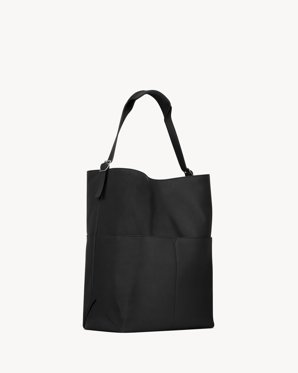 SAINT LAURENT PARIS long tote in smooth leather