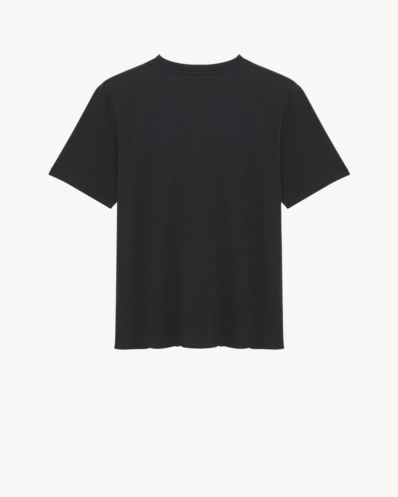 T-shirt brodé SAINT LAURENT