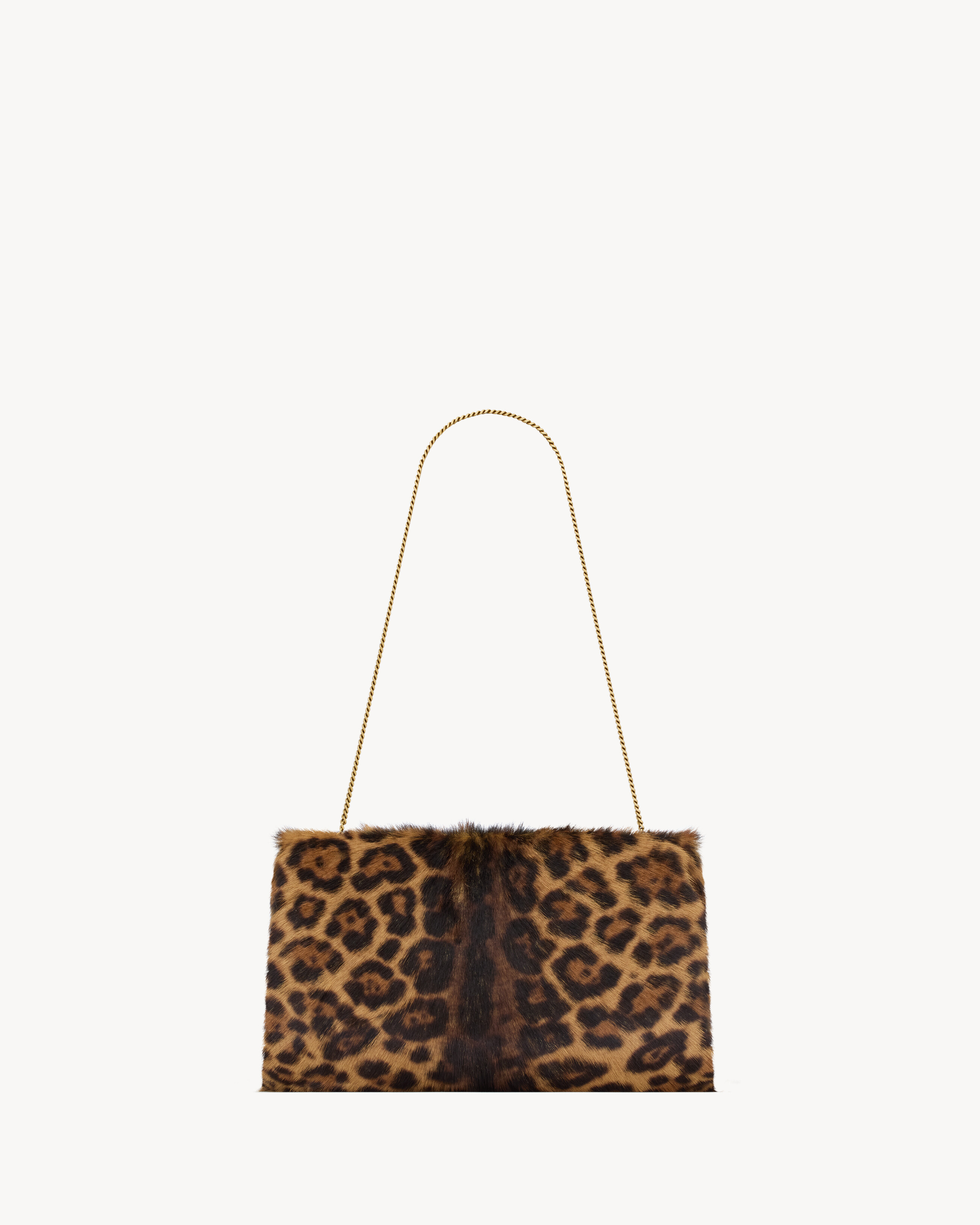 SAINT LAURENT CLUTCH large in pony hair leather