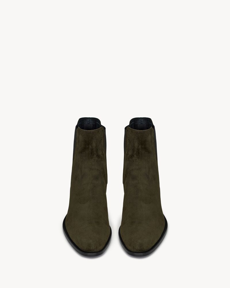 Wyatt Chelsea boots in suede | Saint Laurent | YSL.com