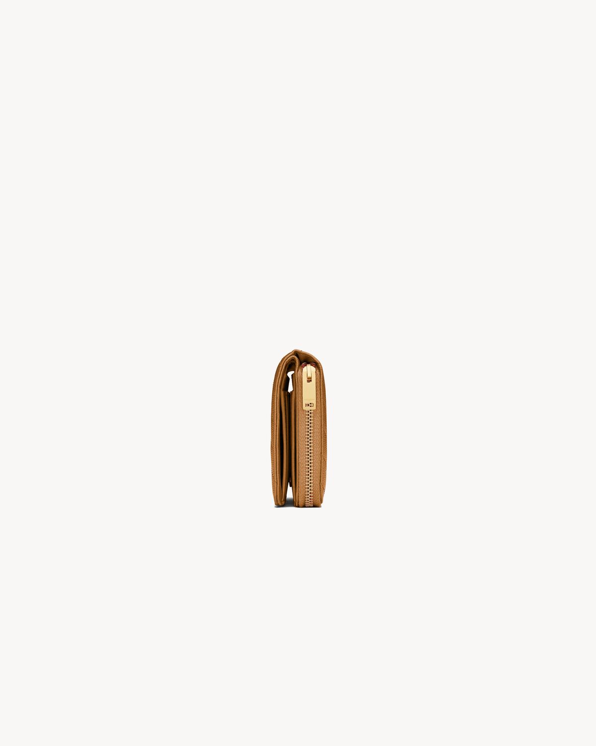 cassandre matelassé compact zip around wallet in grain de poudre leather