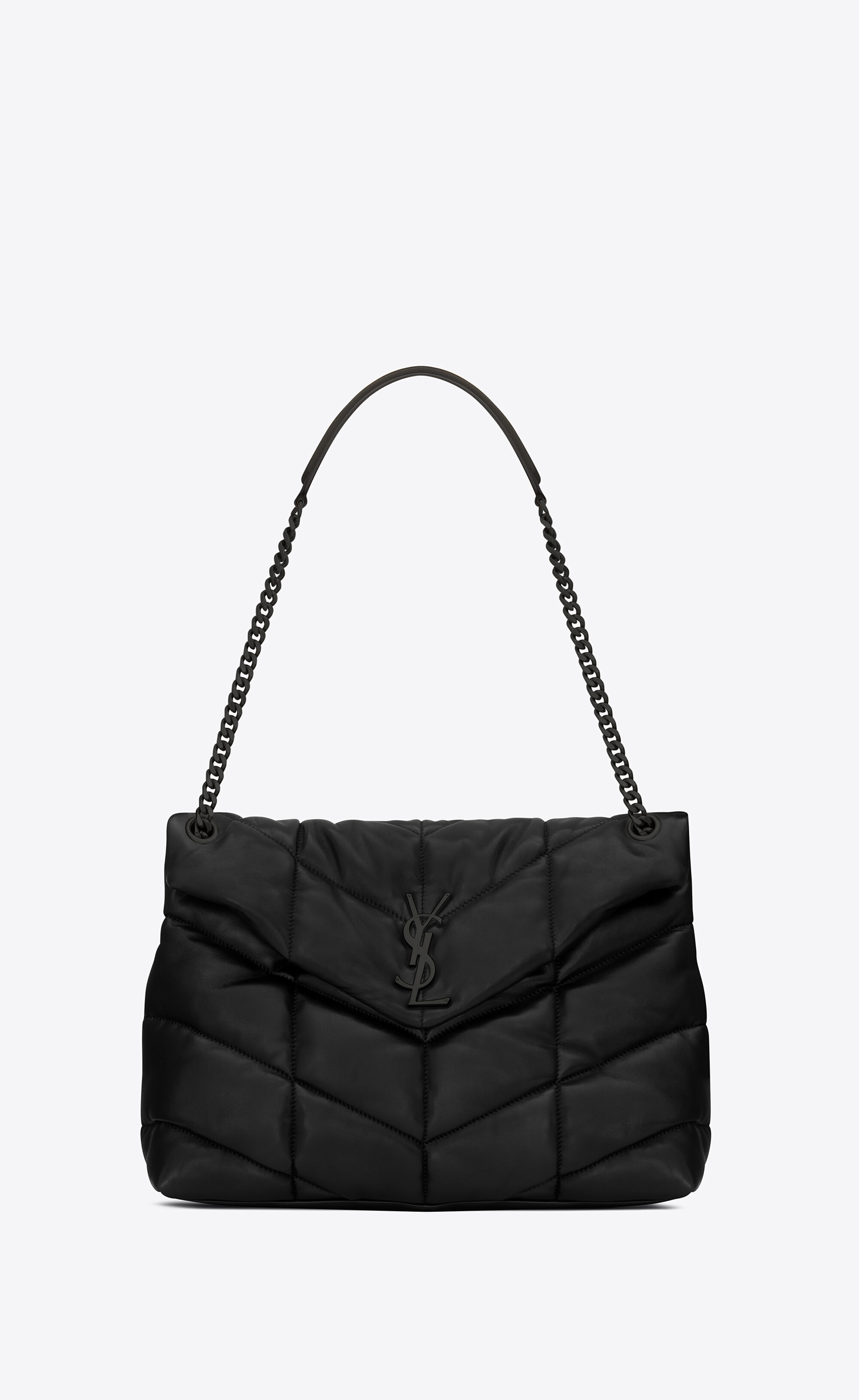 Saint Laurent Loulou Puffer Medium Ysl Flap Shoulder Bag