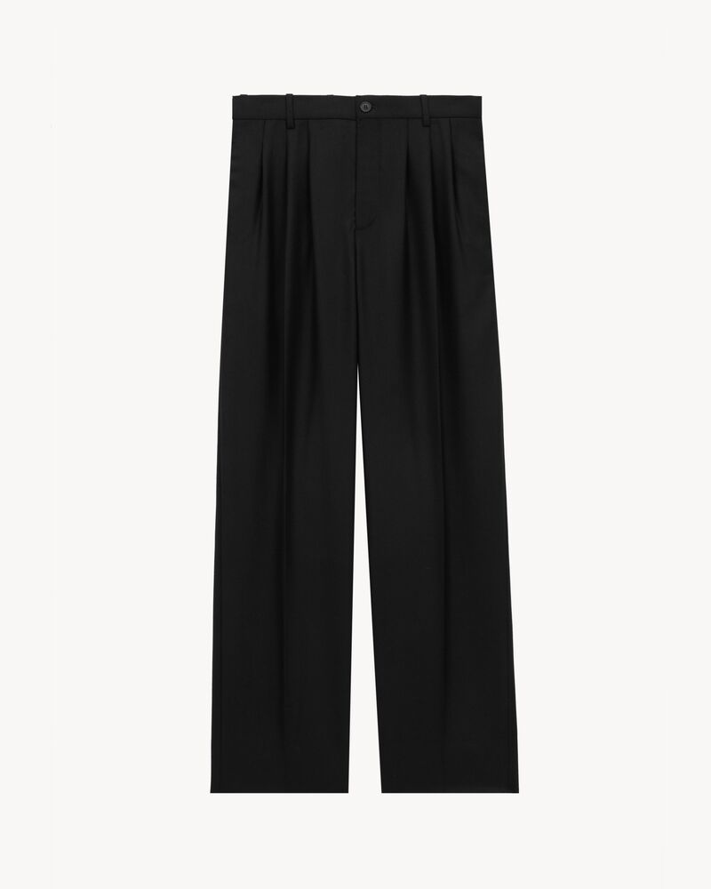 baggy pants in cashmere