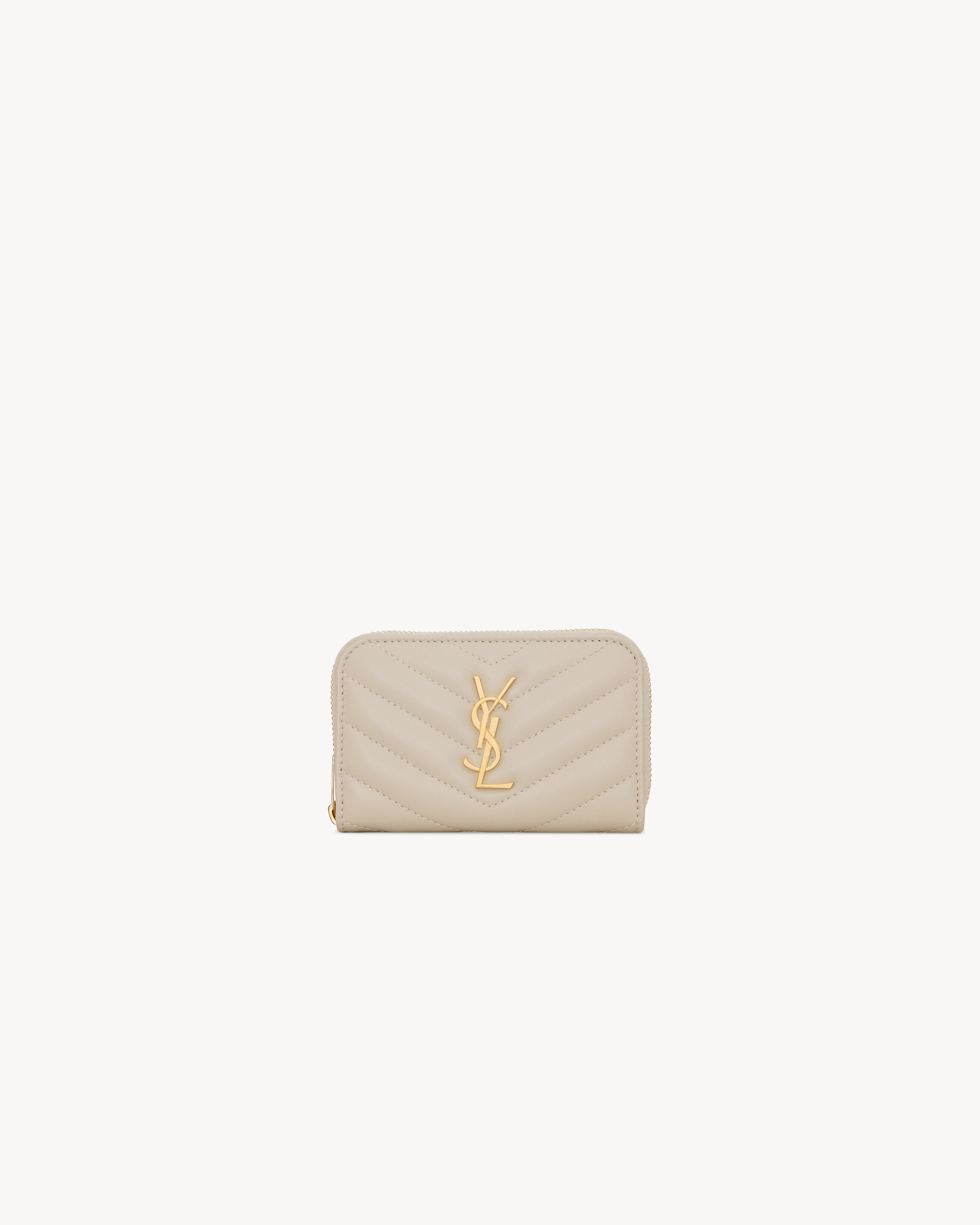 CASSANDRE MATELASSÉ coin card wallet in lambskin Saint Laurent