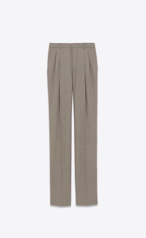 High-Rise Pants with Zip-Closure