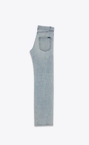 large jeans in blue denim
