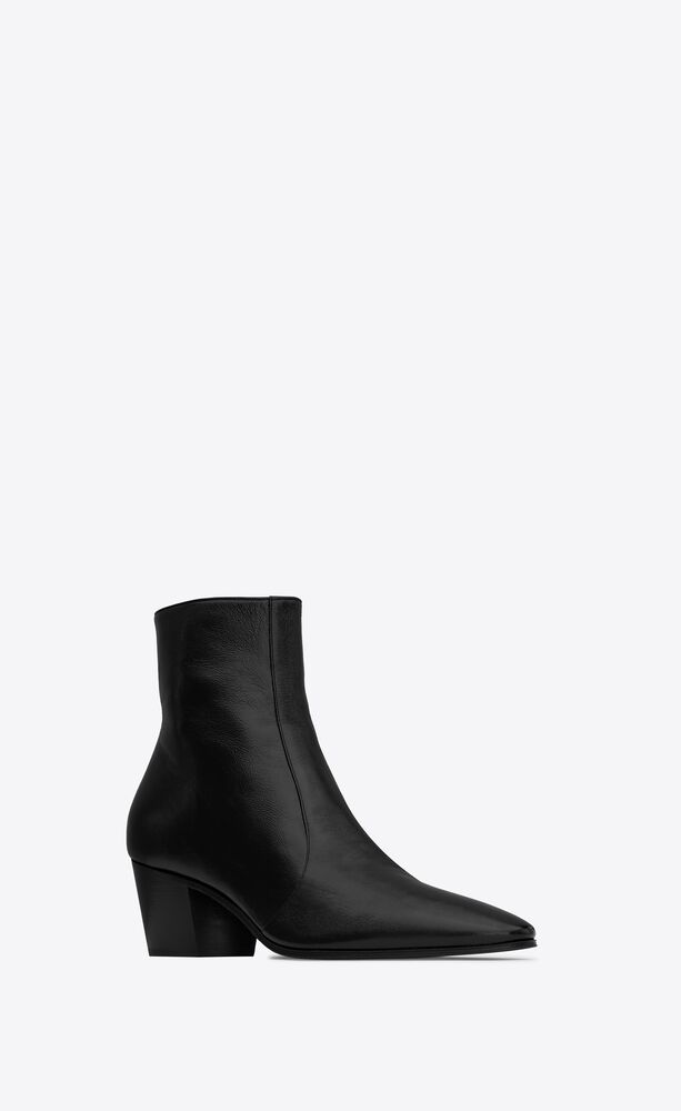 vassili zipped boots in smooth leather