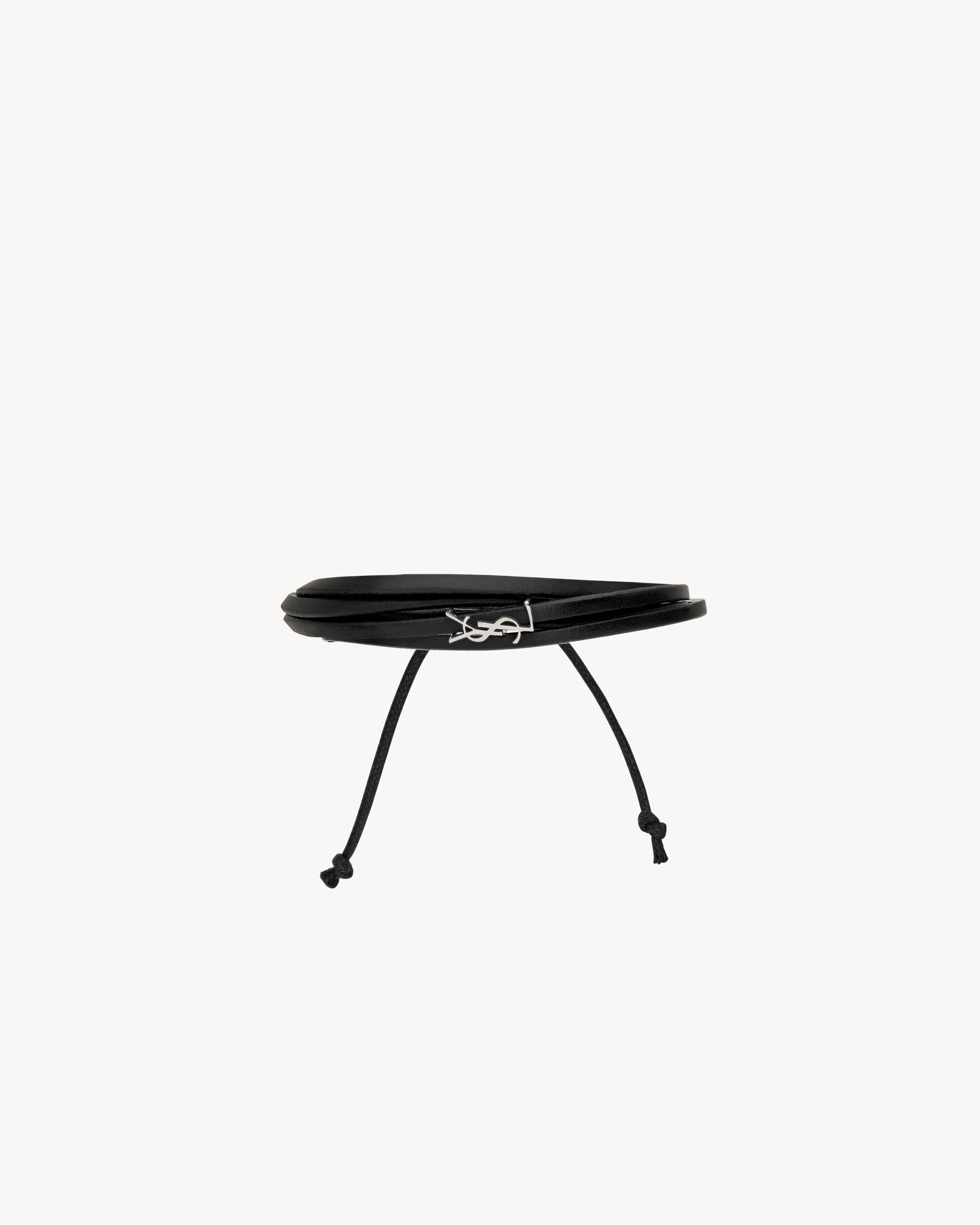 CASSANDRE multi-strand bracelet in leather | Saint Laurent | YSL.com