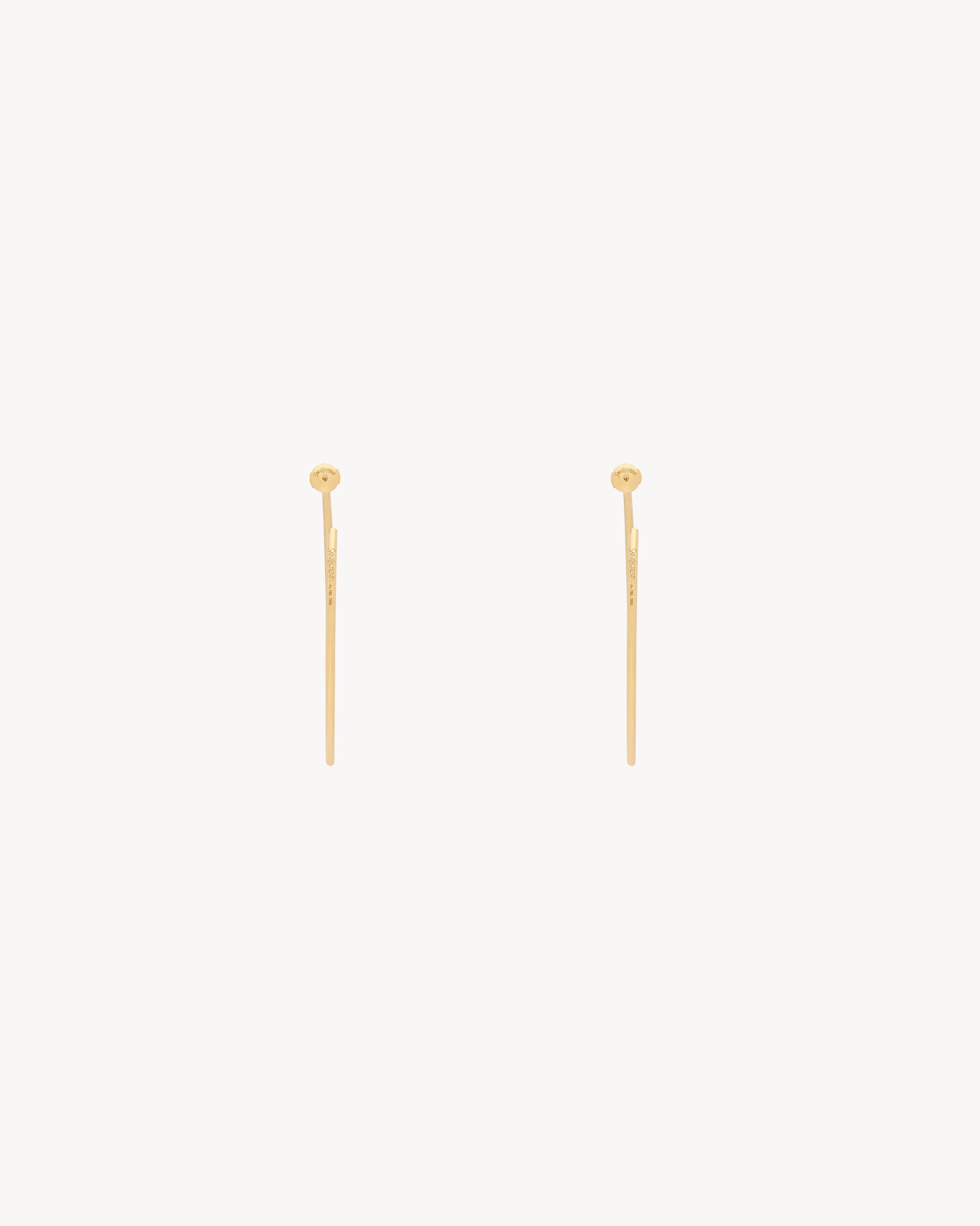 hoop earrings in 18K yellow gold