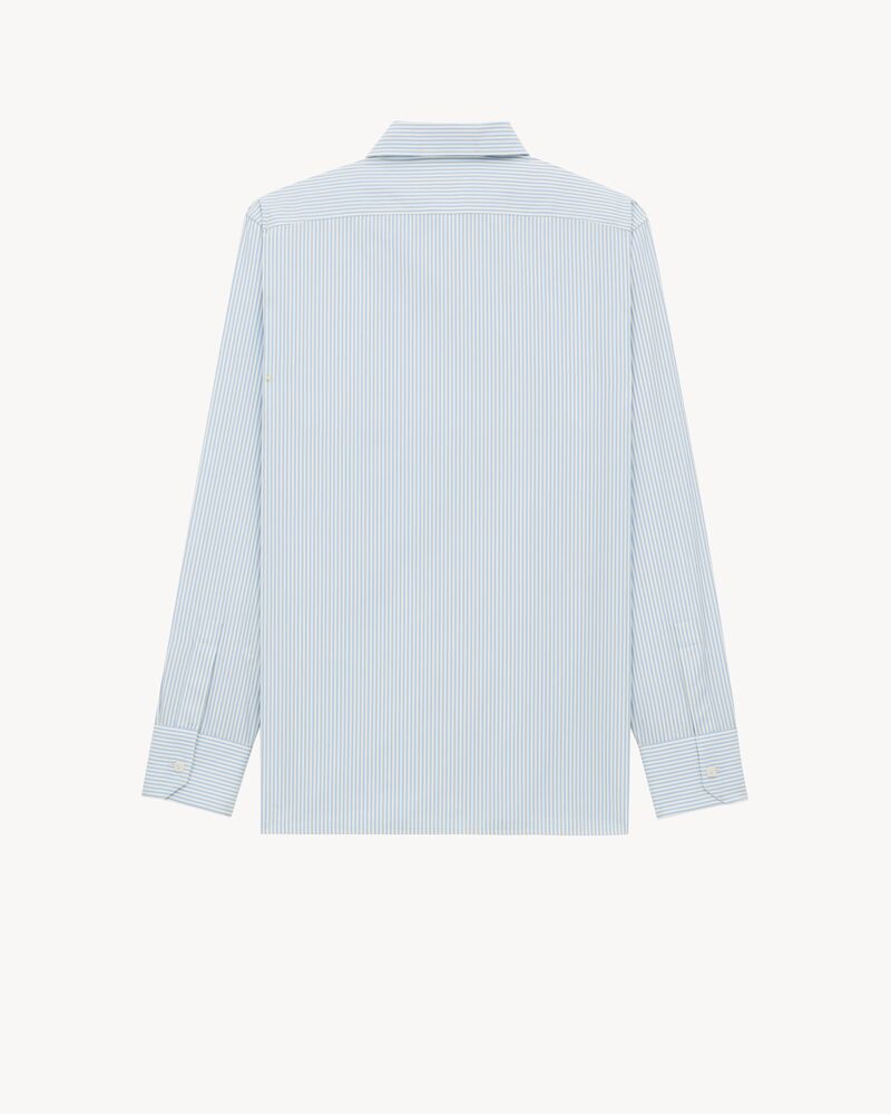 CASSANDRE shirt in striped cotton poplin