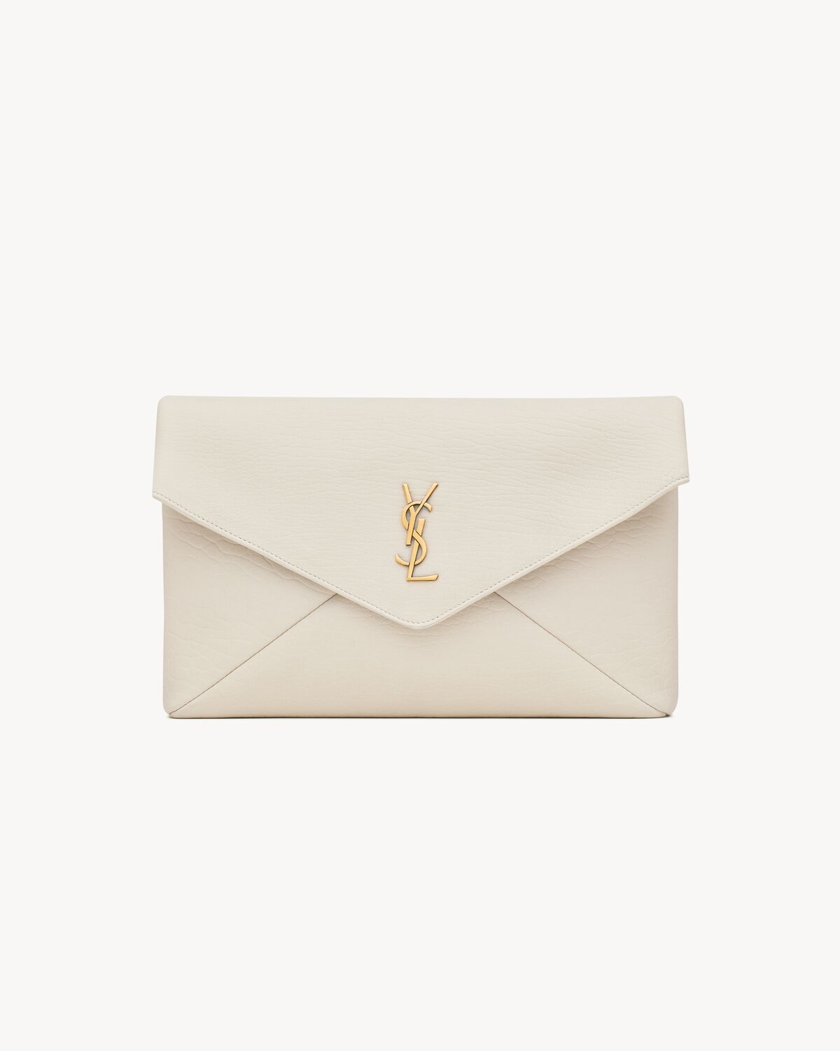 CASSANDRE grande pochette enveloppe en cuir d agneau Saint Laurent YSL