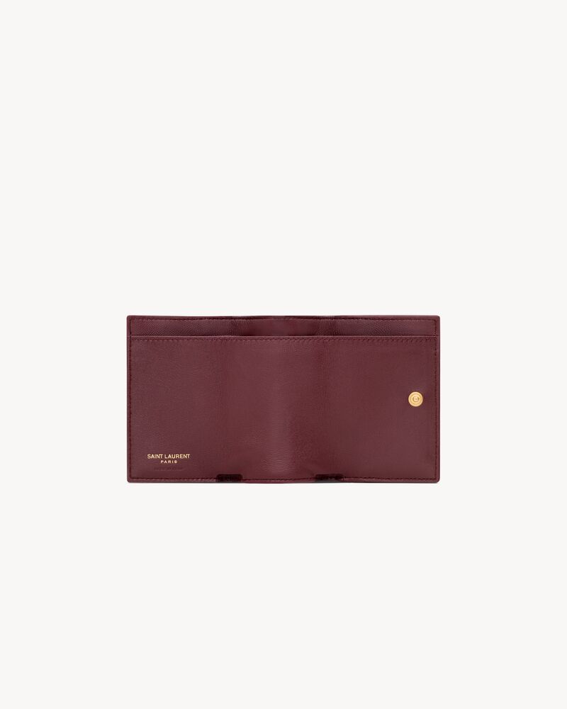 CASSANDRE origami tiny wallet in lambskin