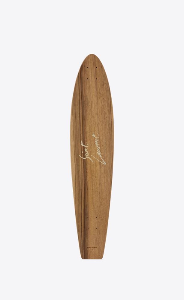 hervet manufacturier saint laurent longboard in frake wood