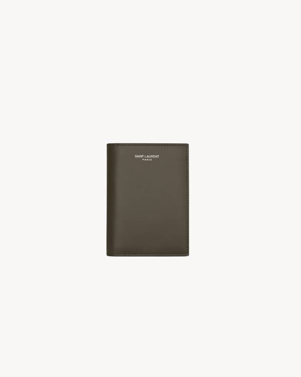 SAINT LAURENT PARIS Kartenetui aus Glattleder