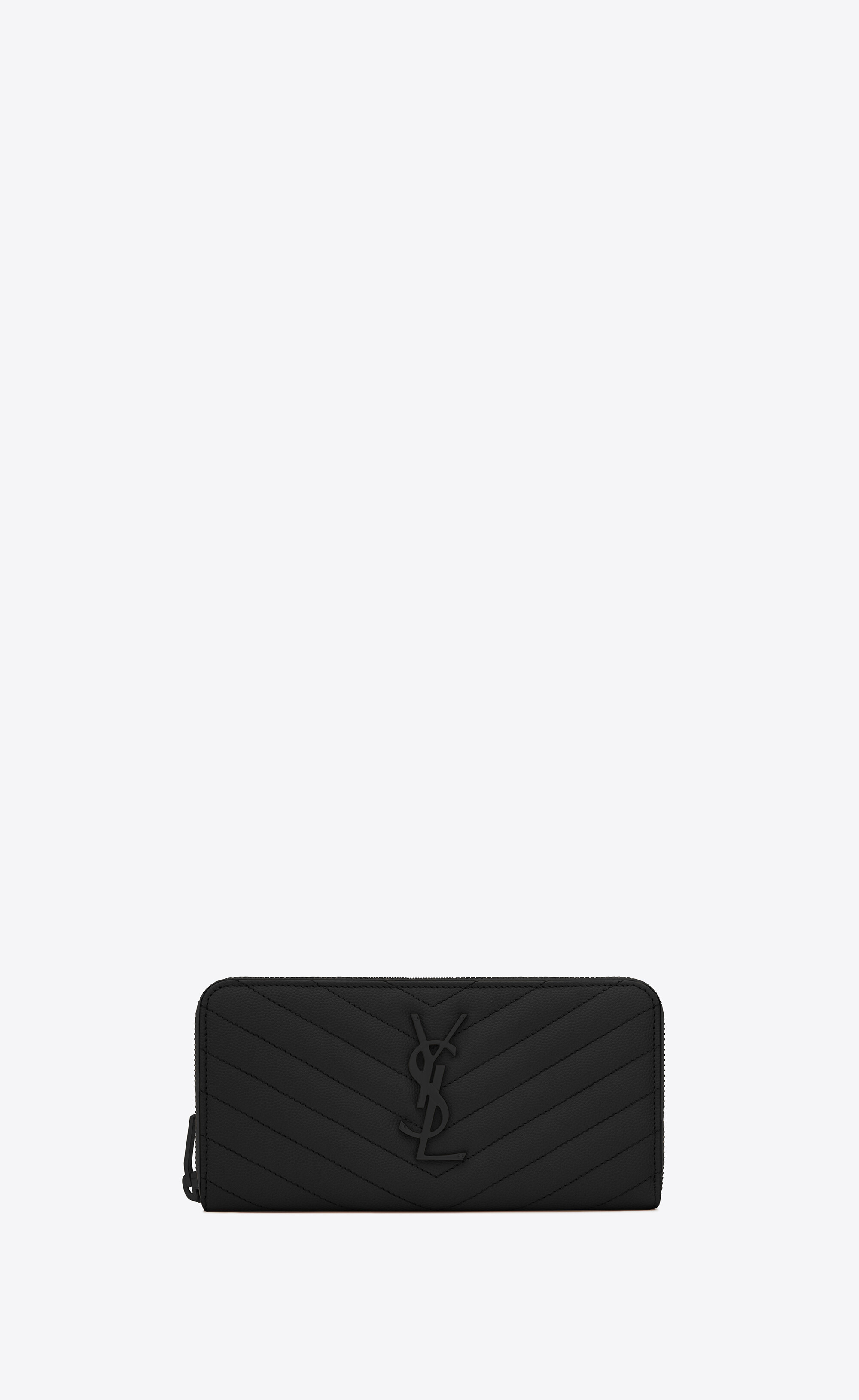 Yves Saint Laurent, Bags, Ysl Monogram Zip Around Wallet