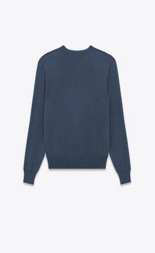 sweater in cashmere, wool and silk