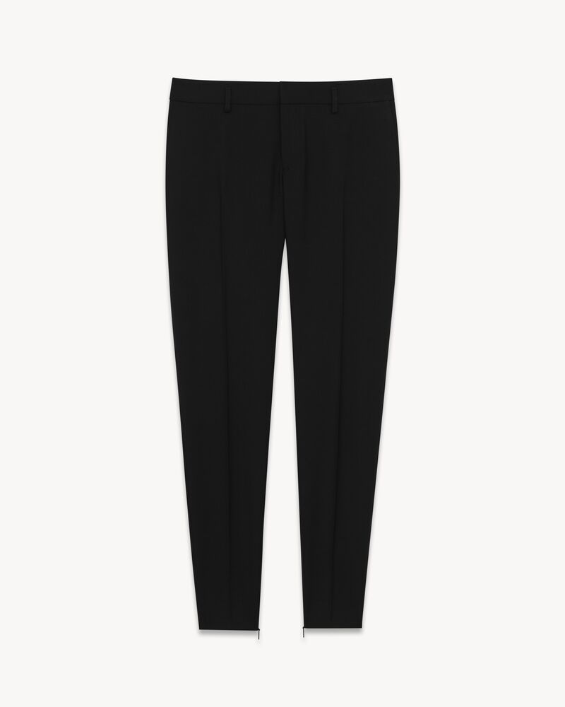 skinny pants in gabardine