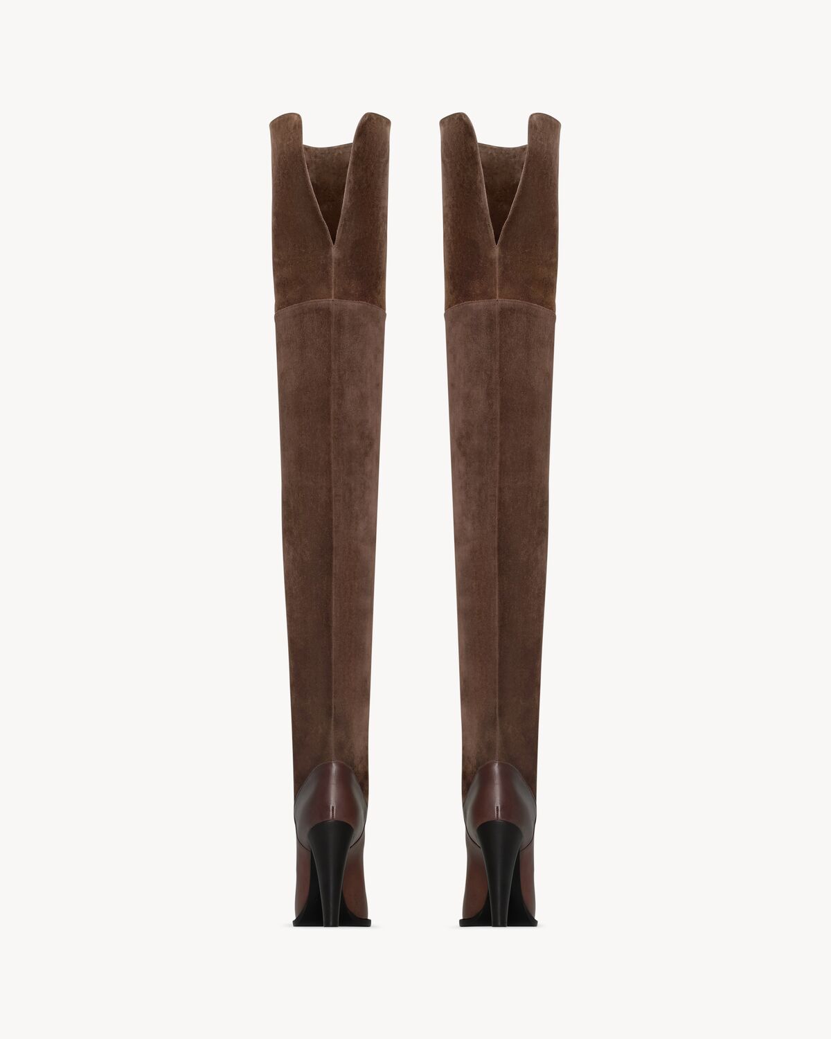stivali nadja in pelle liscia e suede