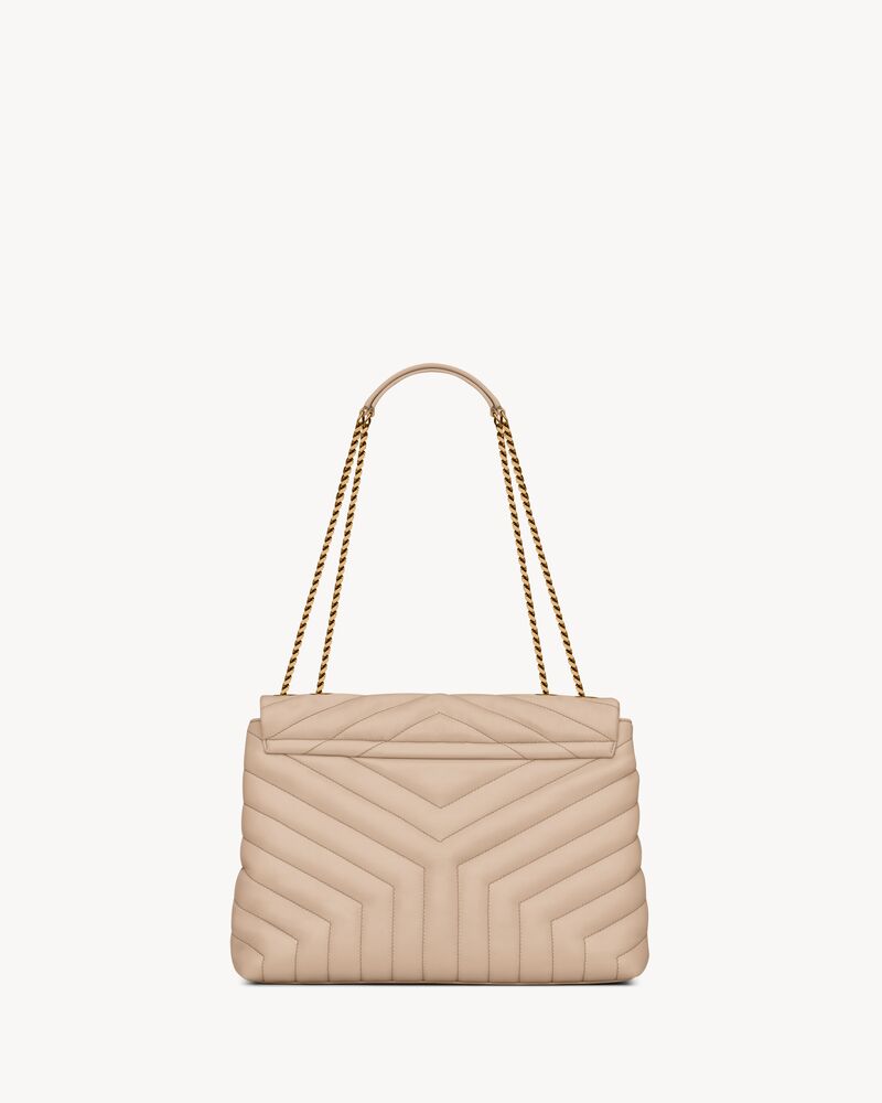 LOULOU MEDIUM TASCHE AUS „Y“-FÖRMIG GESTEPPTEM LEDER