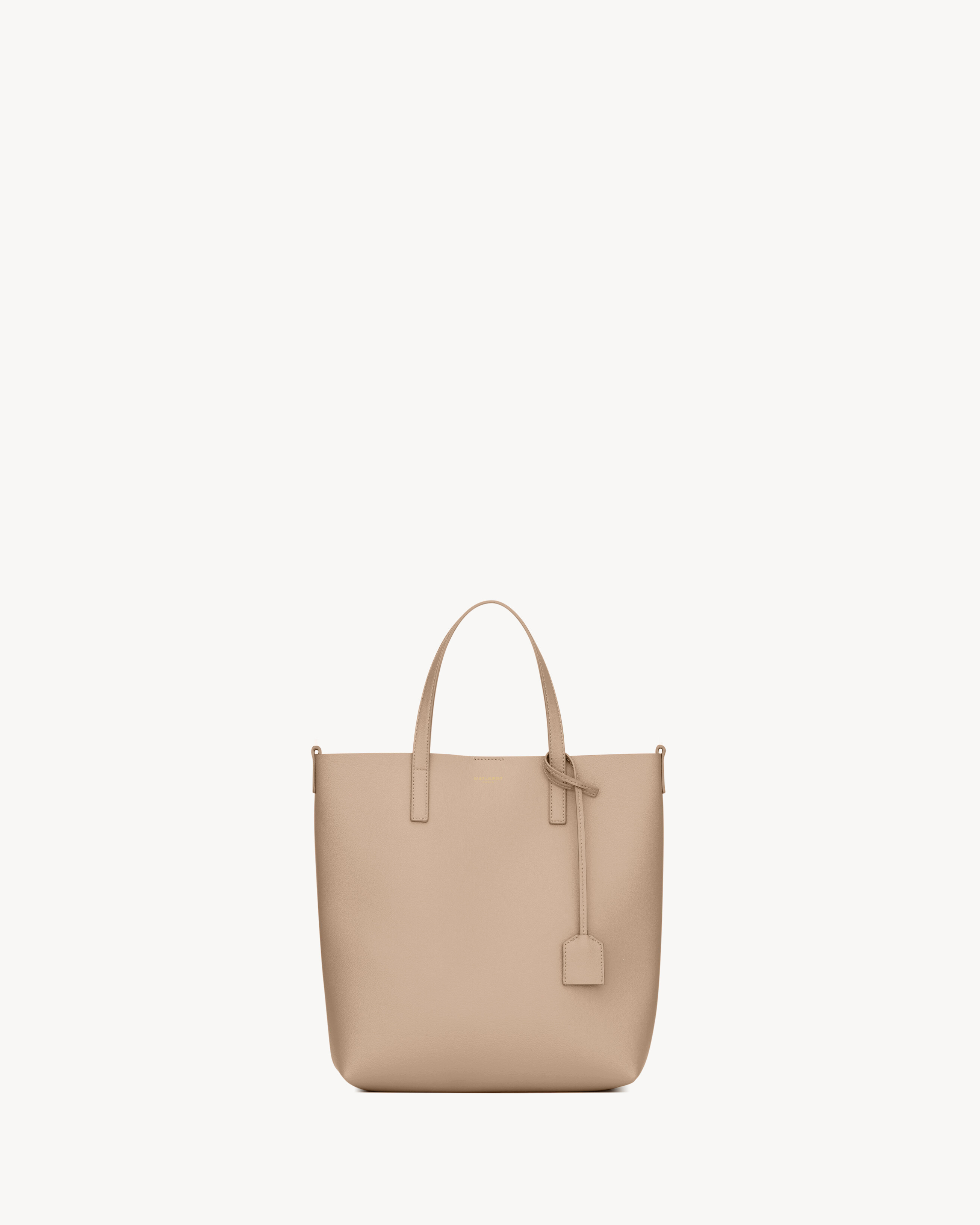 BOLSA SHOPPING TOY SAINT LAURENT EM COURO