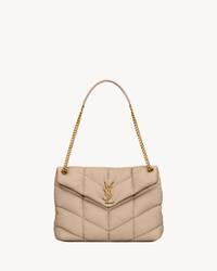 ysl puffer medium bag in quilted lambskin