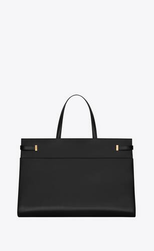 manhattan large shopping bag in shiny leather