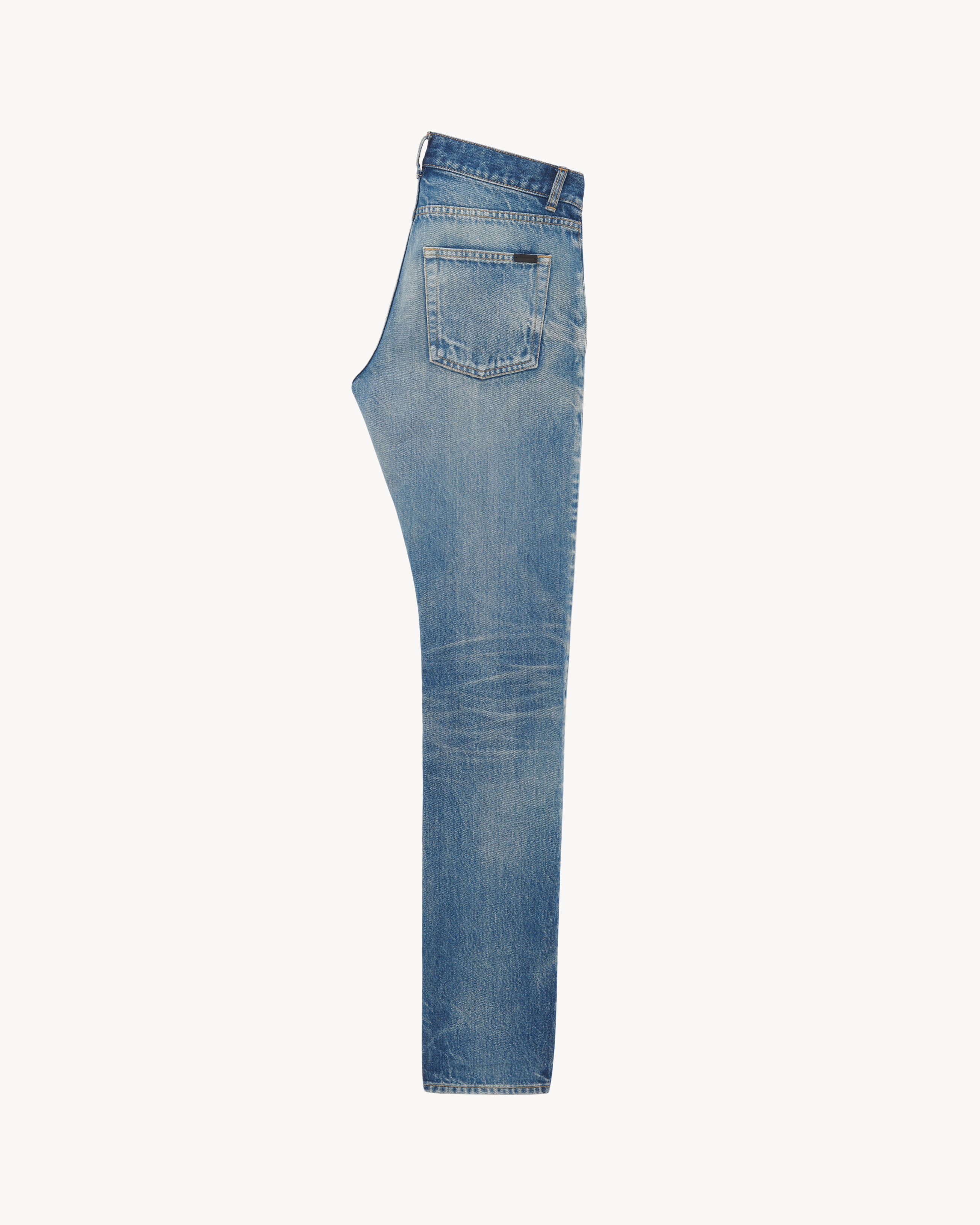 slim-fit jeans in hydrangea blue denim | Saint Laurent | YSL.com