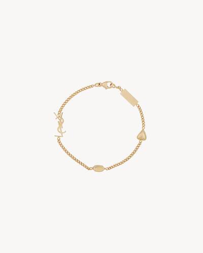 Ysl gold charm bracelet Outlet