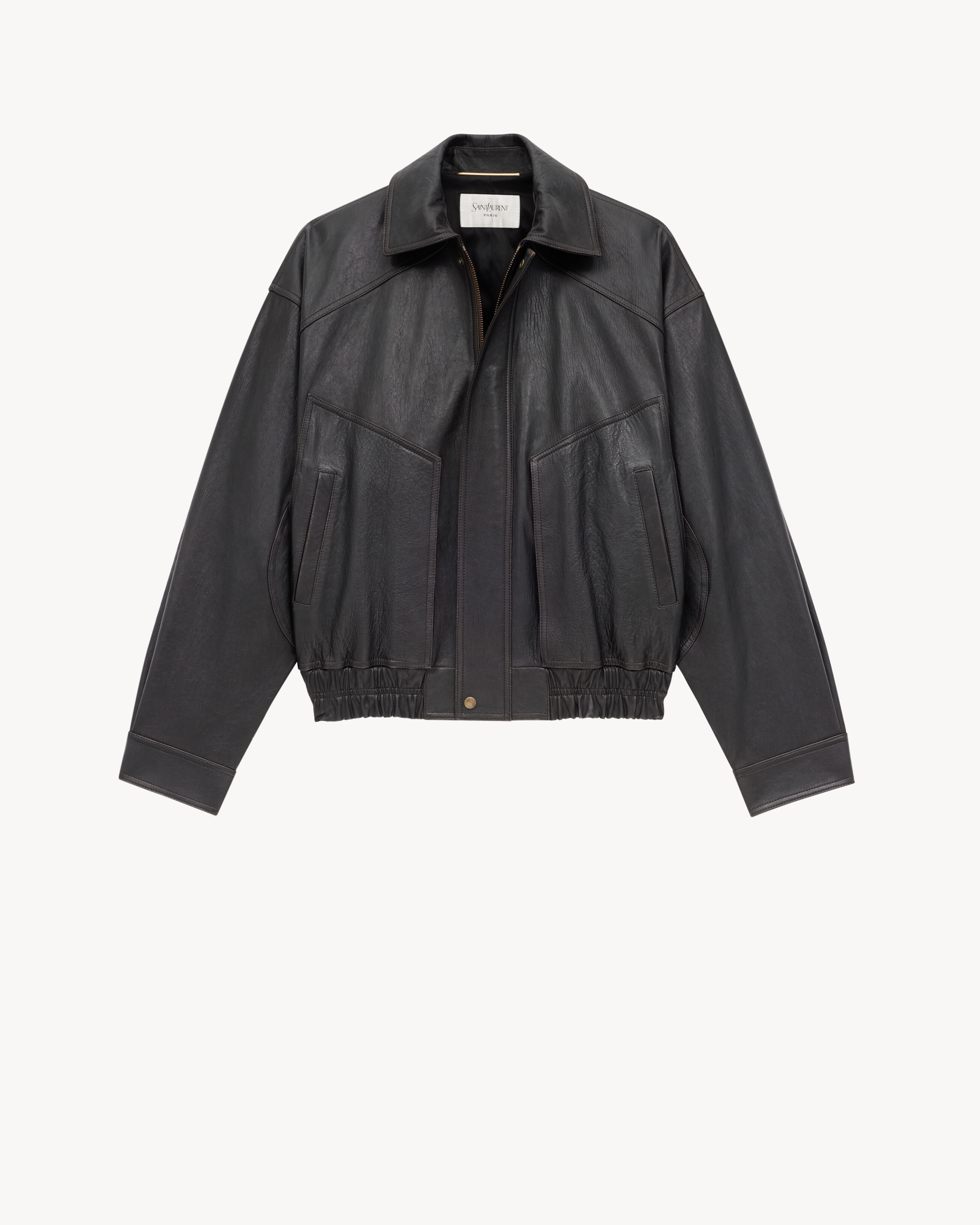 bomber jacket in grained lambskin | Saint Laurent | YSL.com