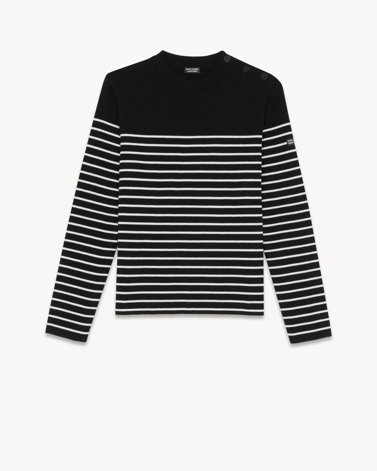 SAINT JAMES STRIPED SWEATER IN WOOL