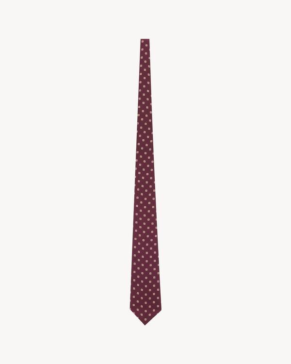 サンローラン　タイ ストライプ ワイド タイ（シルクジャカード） | Saint Laurent