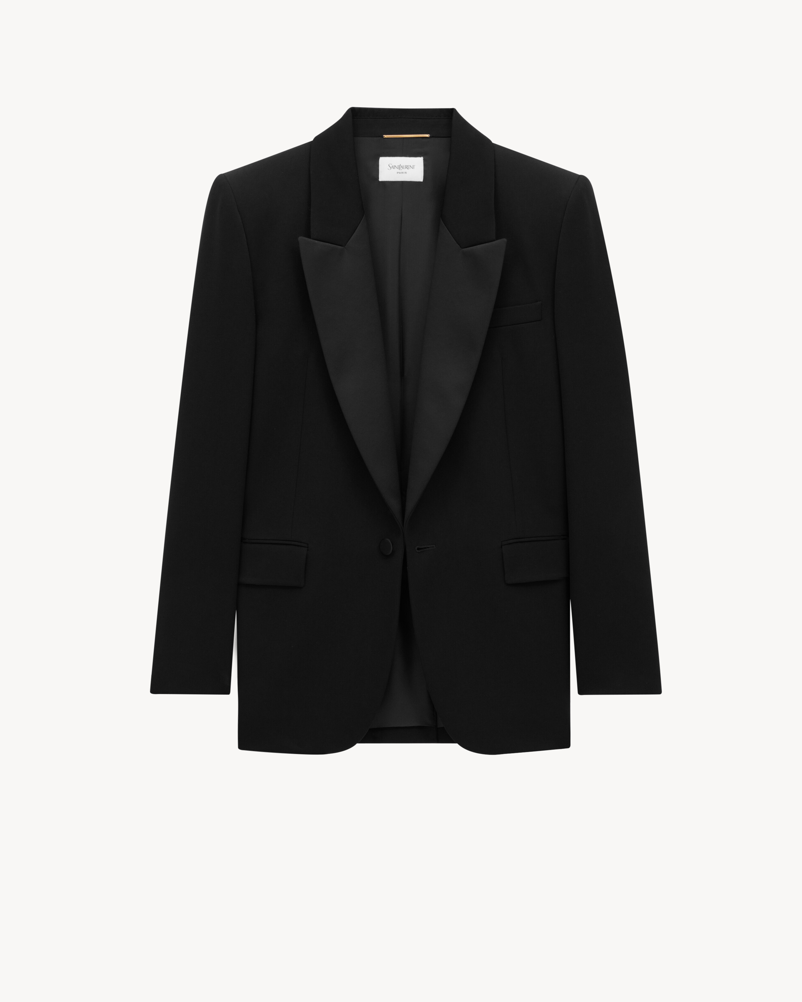 tuxedo jacket in grain de poudre