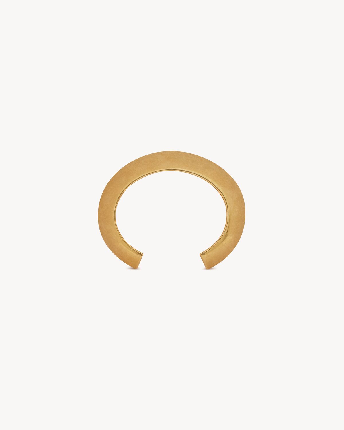 rounded cuff bracelet in metal