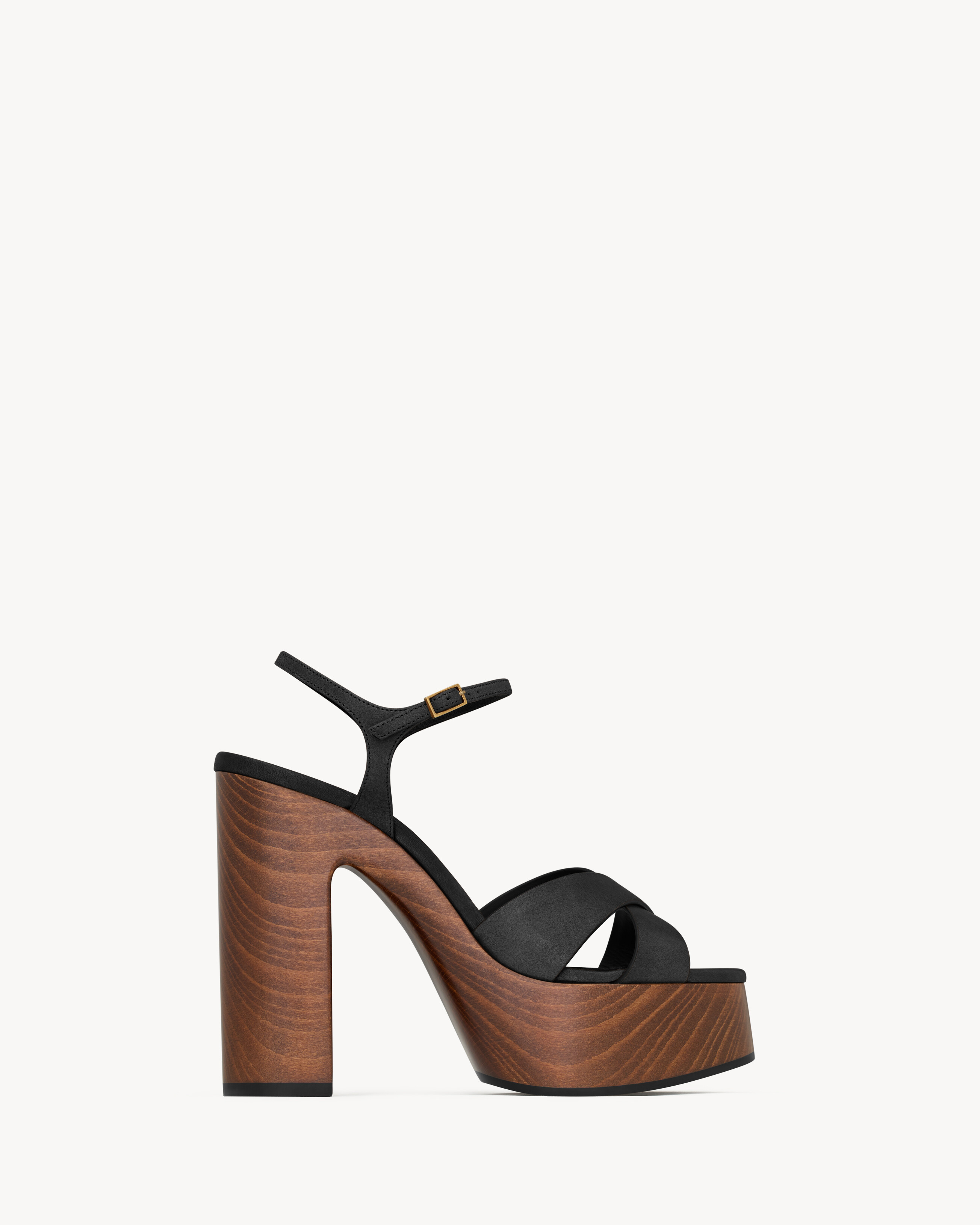 Bianca platform sandals in smooth leather