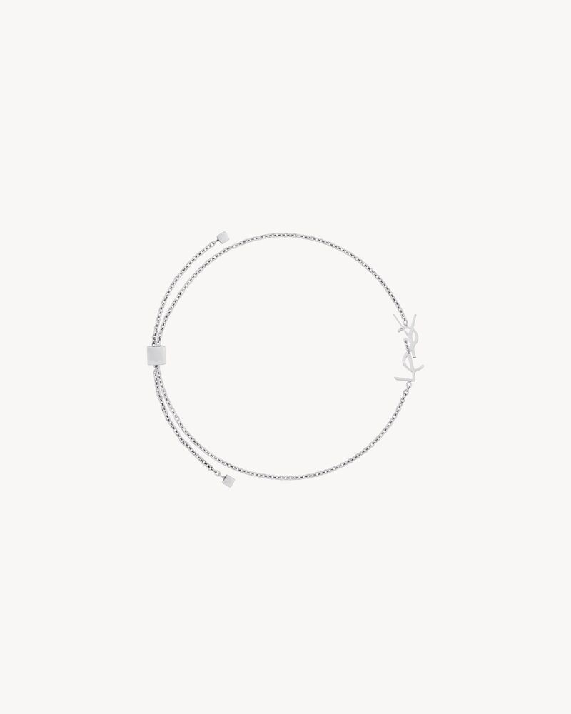 Bracelet CASSANDRE en or gris 18 carats et diamants