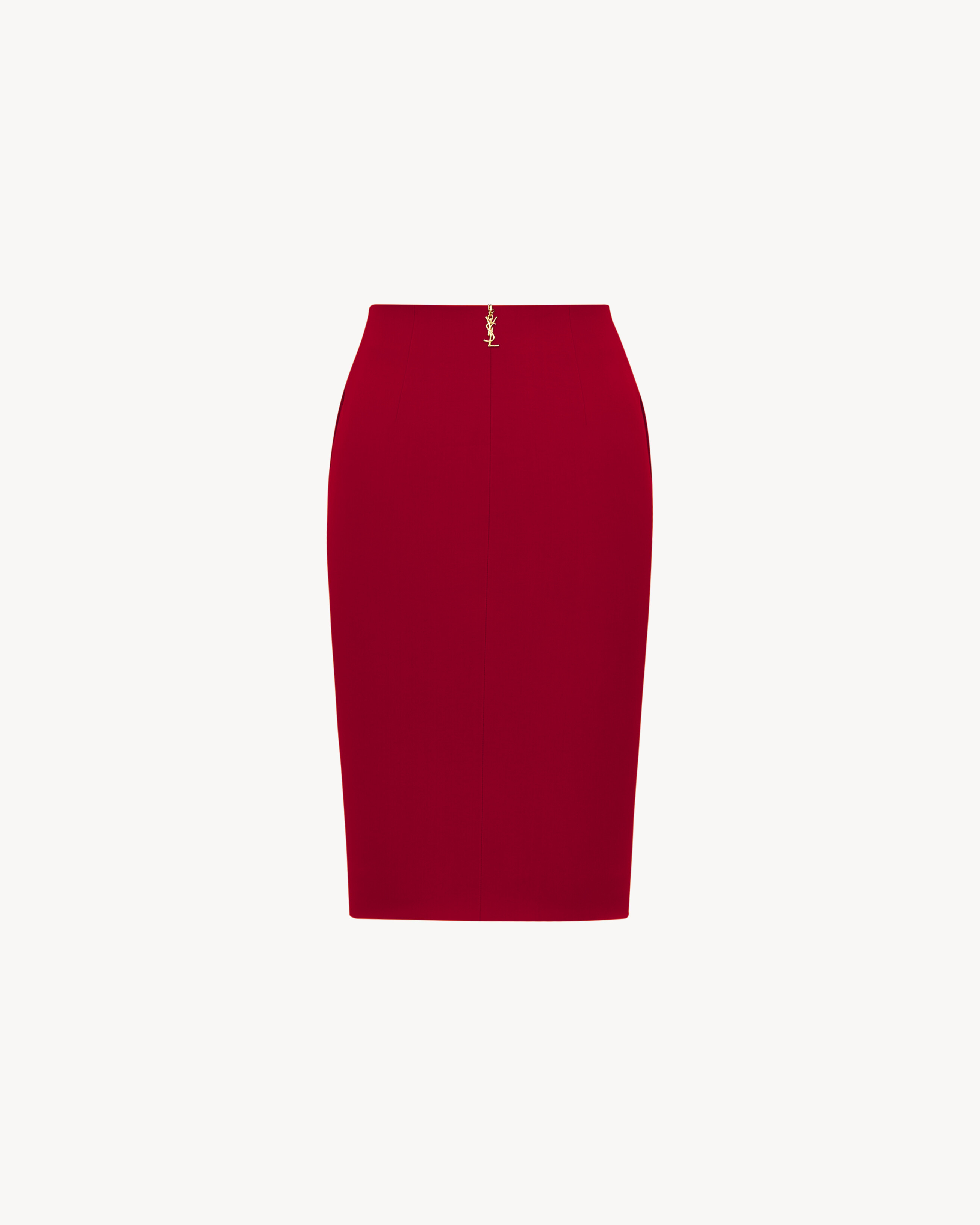 pencil skirt in satin
